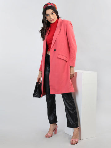 Women Double Breasted Coat