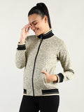 Women Winterwear Stylish Zipper Sweatshirt Jacket | CHKOKKO - Chkokko