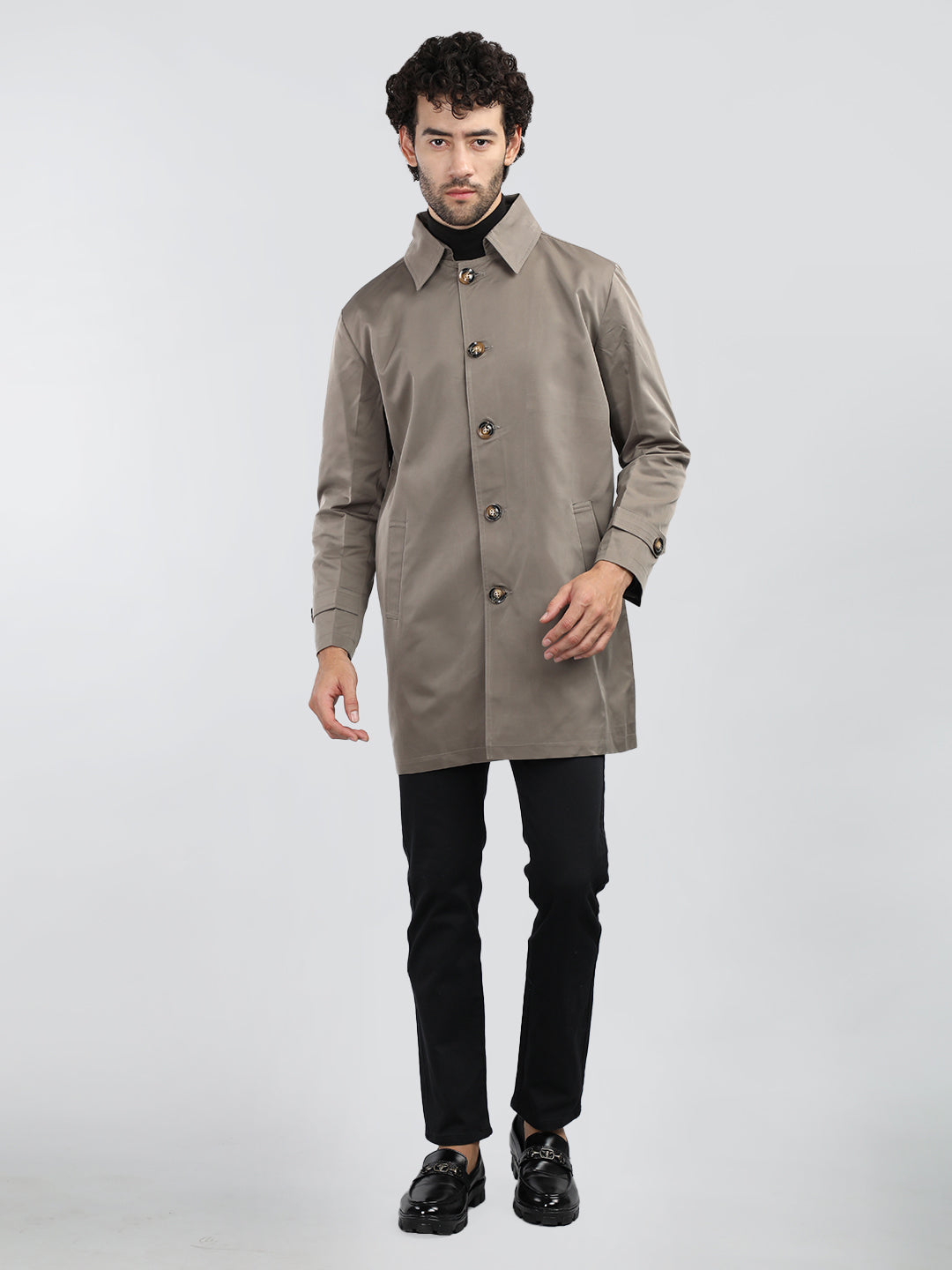 Men Single Breasted Coat