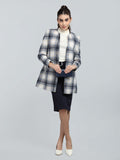 Women Round Neck Winter Coat