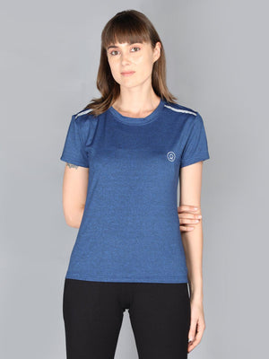 Women's Royal Blue Gym T-Shirt | CHKOKKO