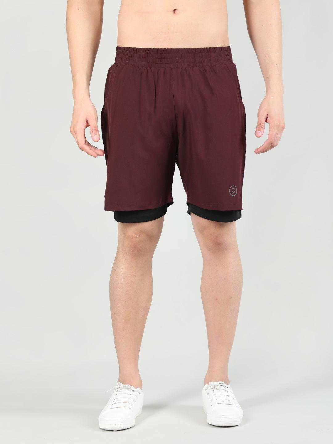 Men's Double Layered Sports Running Shorts | CHKOKKO - Chkokko