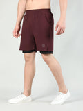 Men's Double Layered Sports Running Shorts | CHKOKKO - Chkokko