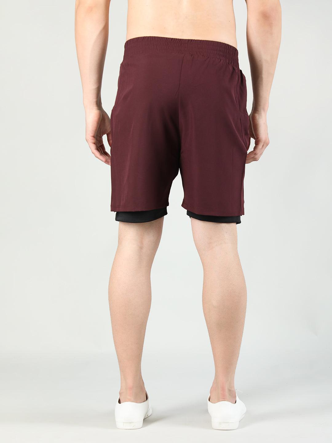 Men's Double Layered Sports Running Shorts | CHKOKKO - Chkokko