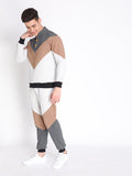 Dark Grey, Brown, Ecru