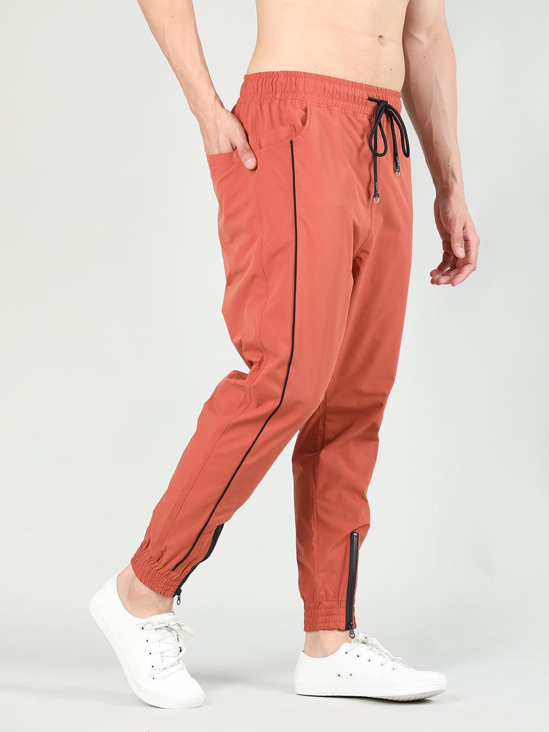 Men's red Training Sports Trackpants - Chkokko