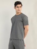 Men's Terry Cotton Loose Fit Half Sleeves T-Shirt | CHKOKKO - Chkokko