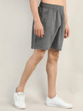 Men Solid Cotton Shorts | CHKOKKO - Chkokko