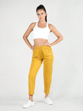 Women's Solid Cotton Trackpant | CHKOKKO