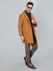 Men Long Coat Double Breasted 5 Button