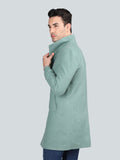 Men Long Coat Double Breasted 5 Button