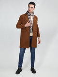 Men Woolen Tweed Overcoat