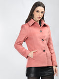 Women Winterwear Single Breasted Coat