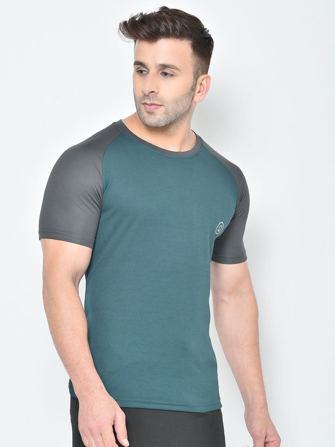 Bottle Green Dark Grey