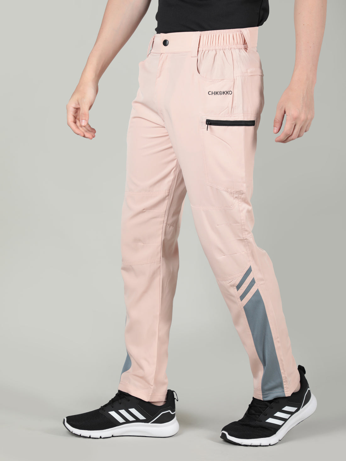 Men's BAbyPeach LightGrey Active Trouser