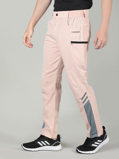 Men's BAbyPeach LightGrey Active Trouser