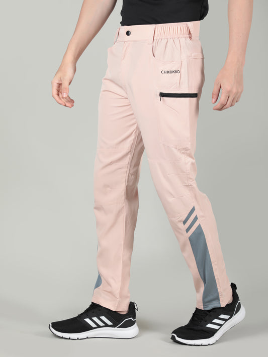 Men's BAbyPeach LightGrey Active Trouser