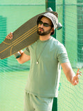 Men's Terry Cotton Loose Fit Half Sleeves T-Shirt | CHKOKKO - Chkokko