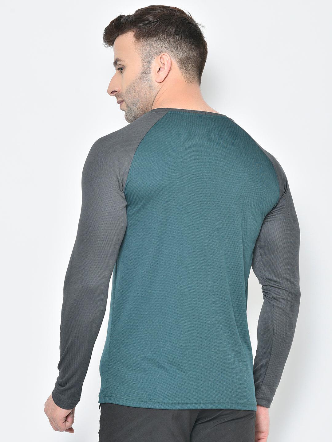 Bottle Green Dark Grey
