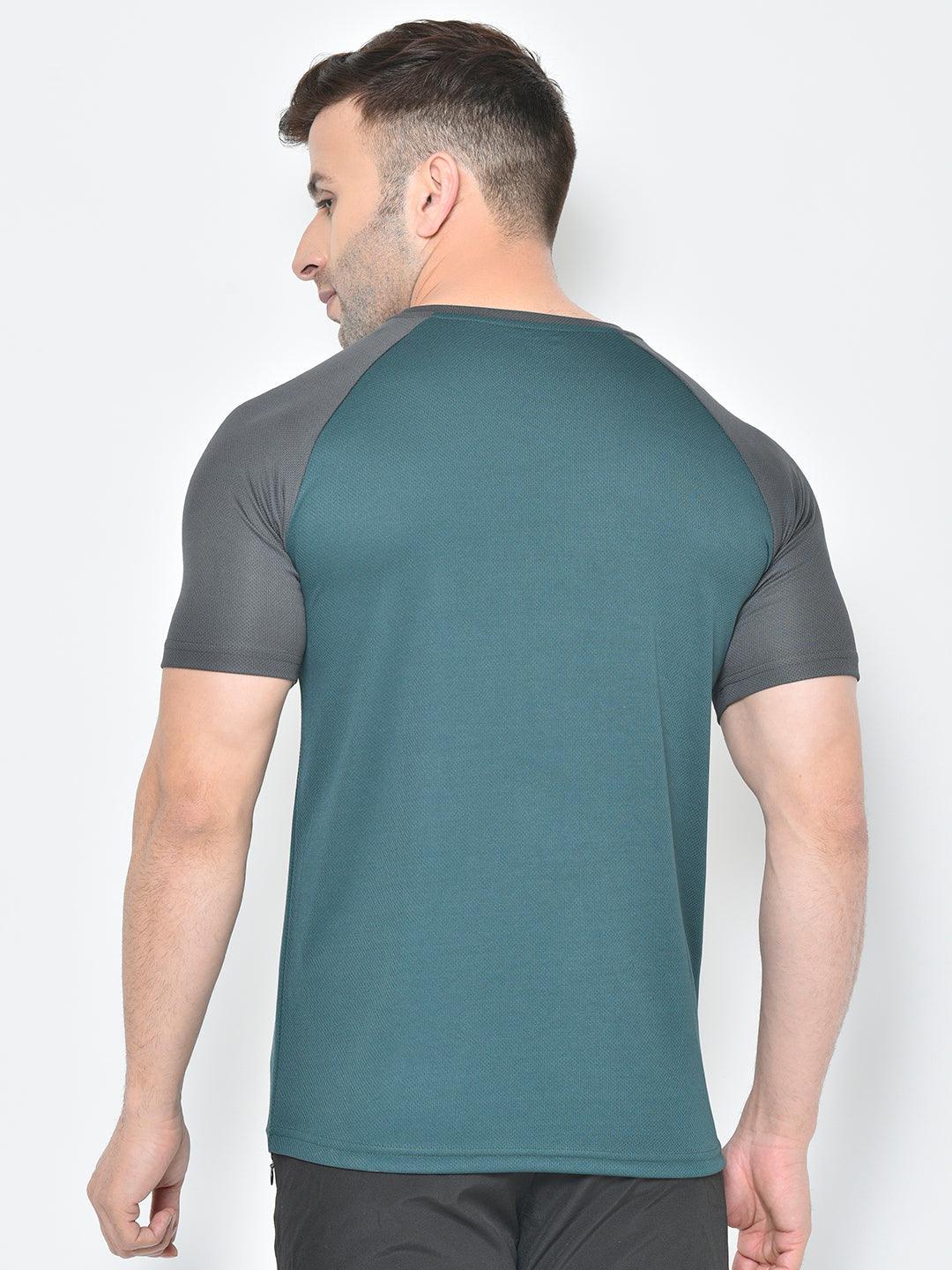 Bottle Green Dark Grey
