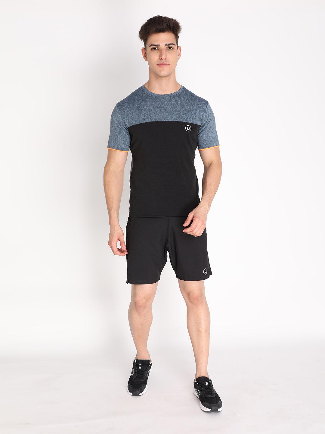 Blue Melange Black Orange