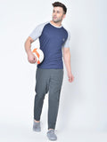 Men's Solid Raglan Dry Fit Gym T-Shirt | CHKOKKO