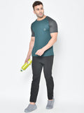 Bottle Green Dark Grey