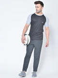Men's Solid Raglan Dry Fit Gym T-Shirt | CHKOKKO