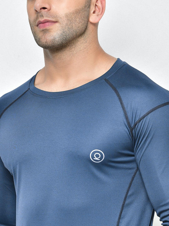 Men's Full Sleeves Regular Dry Fit Gym T-Shirt | CHKOKKO - Chkokko
