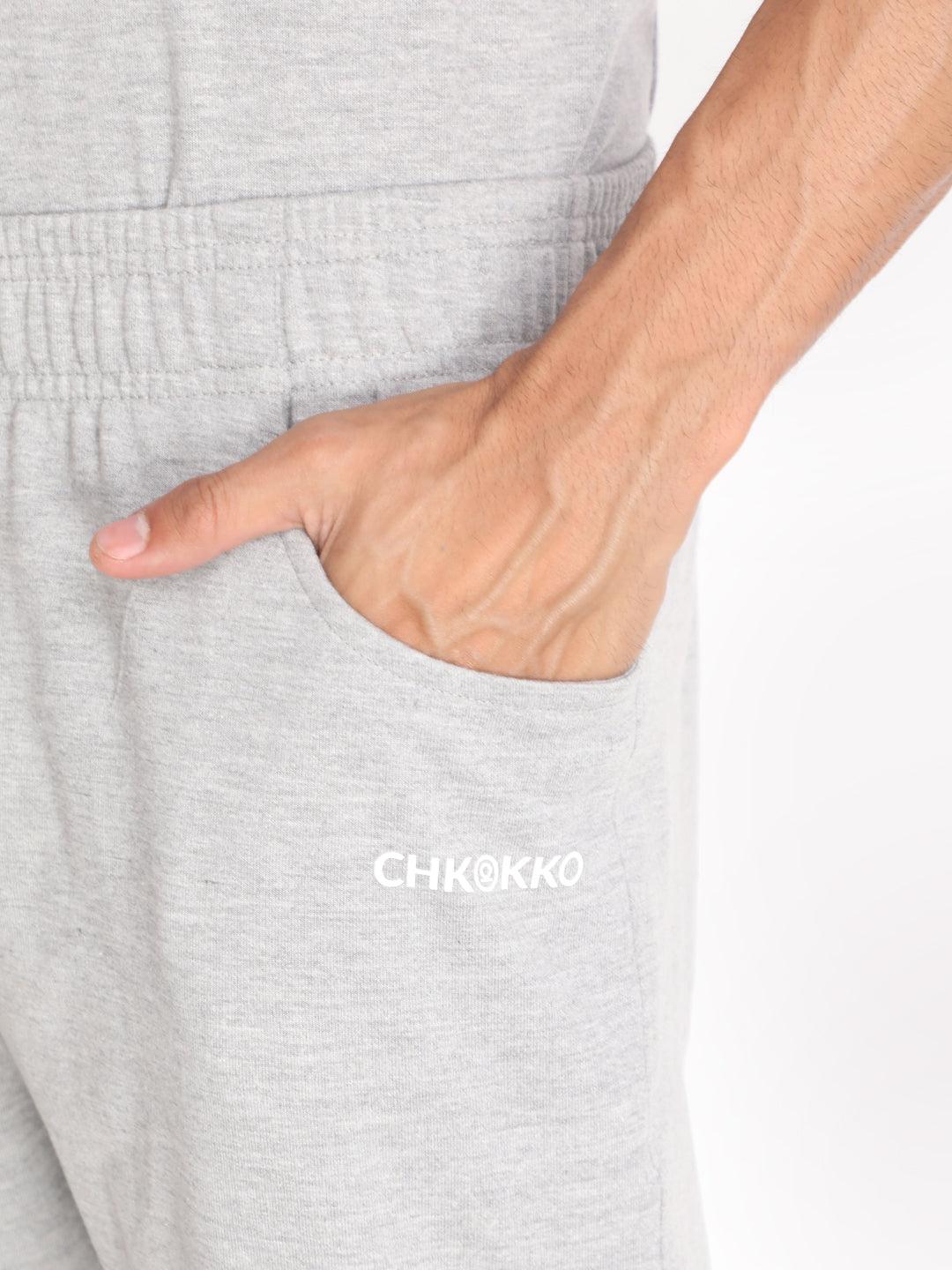 Men's Light Grey Co-Ord Set | CHKOKKO - Chkokko