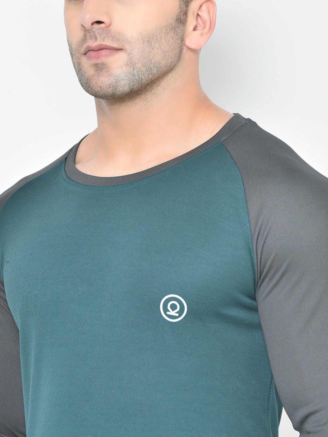 Bottle Green Dark Grey