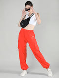Women's Solid Cotton Trackpants