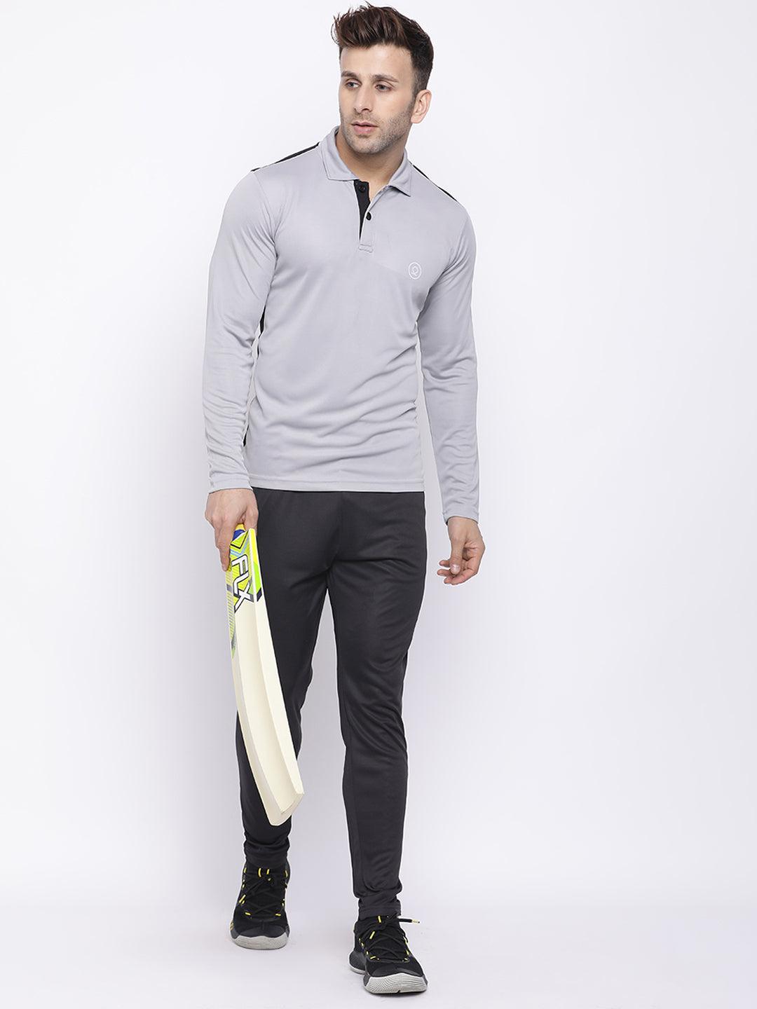 Men's Sand Full Sleeves Polo T-shirt