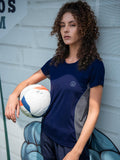 Women's Half Sleeves Sports Gym T-Shirt | CHKOKKO