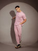 Men's Pink Regular Co-Ord Set