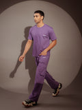 Men's Purple Baggy Co-Ord Set