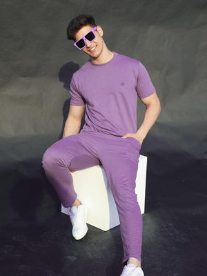 Men's Purple Regular Co-Ord set | CHKOKKO