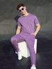 Men's Purple Regular Co-Ord Set