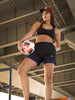 Women's Double Layered Sports Running Shorts | CHKOKKO