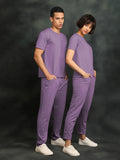 Couple Regular Fit Co-Ord Set - Purple
