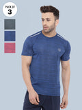 Men's Sports T-Shirts Pack of 3 | CHKOKKO